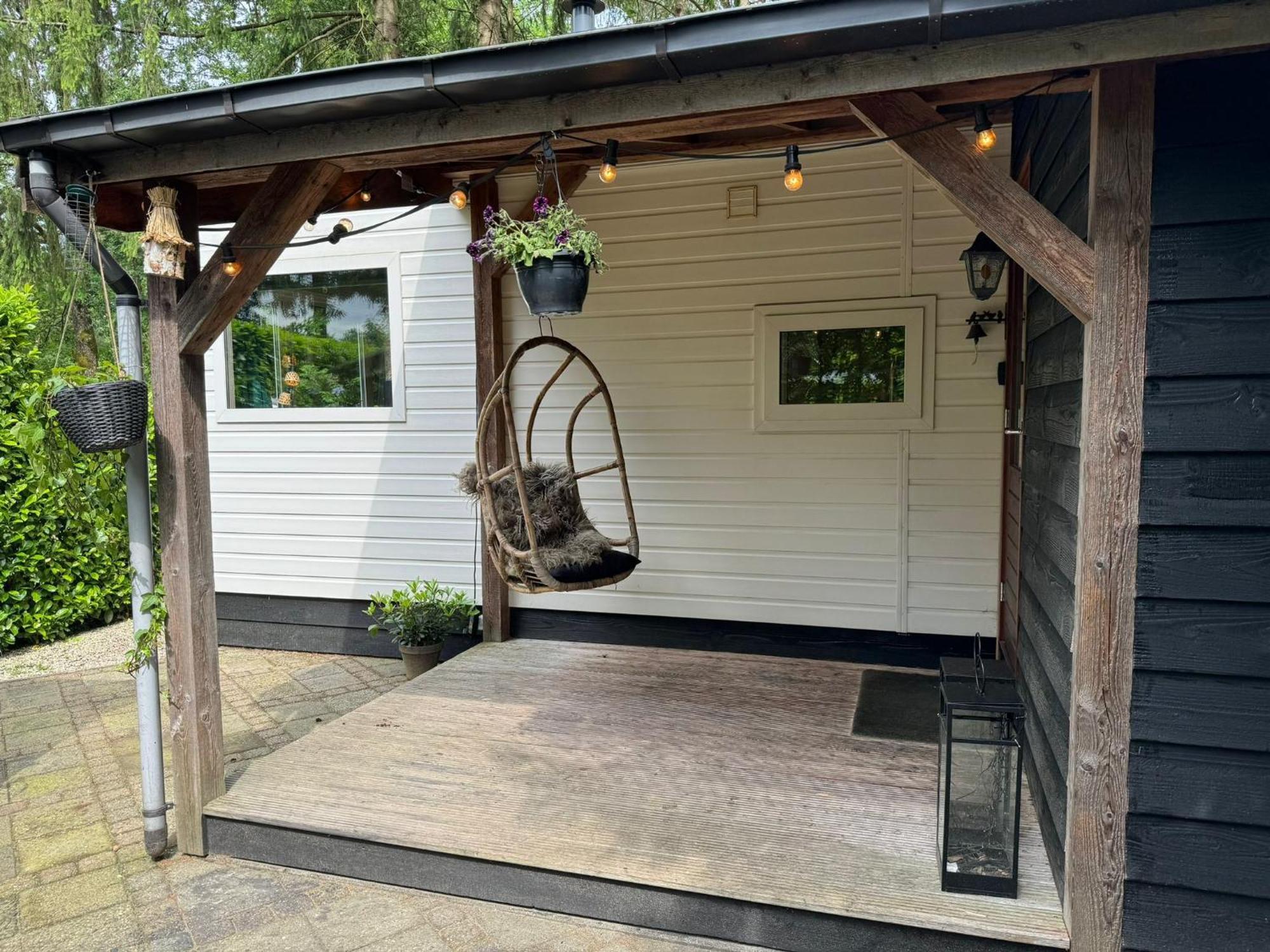 Sfeervol Chalet De Dassenburcht Emst Bagian luar foto