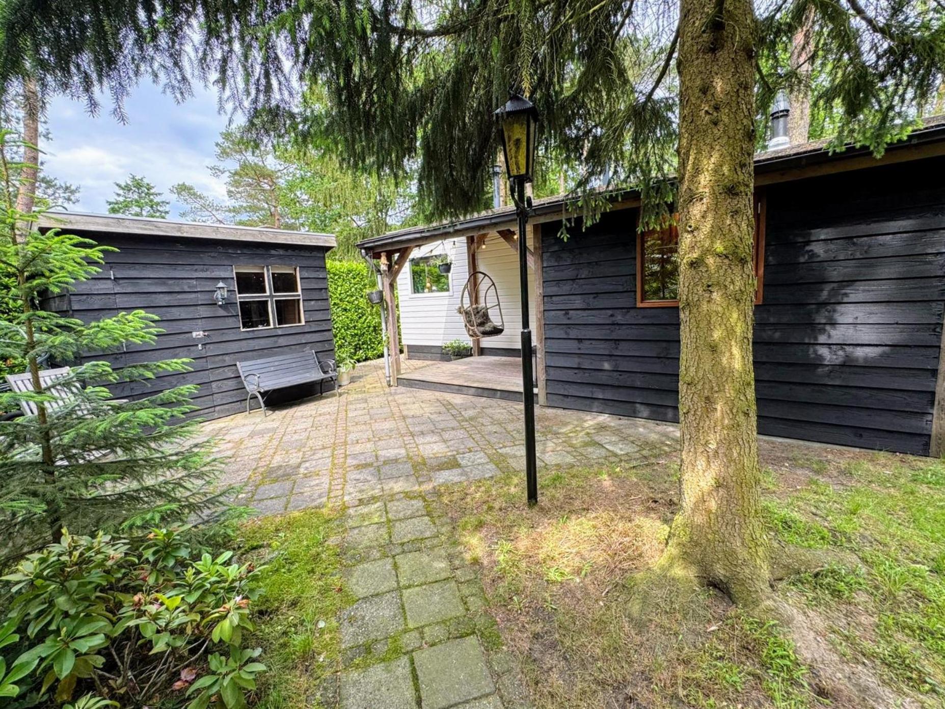 Sfeervol Chalet De Dassenburcht Emst Bagian luar foto