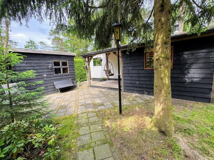 Sfeervol Chalet De Dassenburcht Emst Bagian luar foto